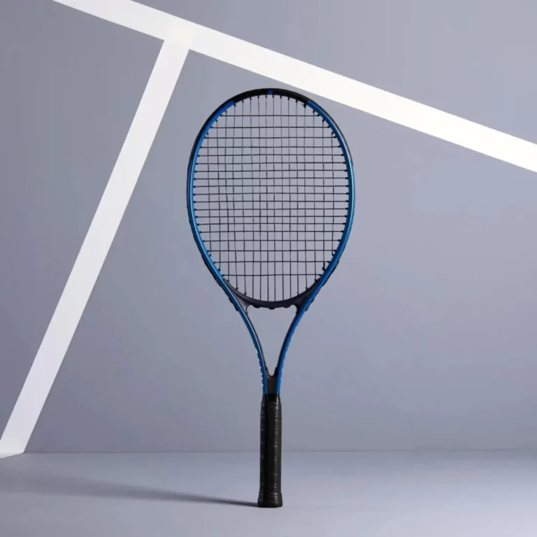 Decathlon Aluminum Tennis Racket for Adults (Blue & Black)