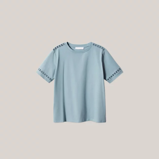 Embroidered Accent T-Shirt