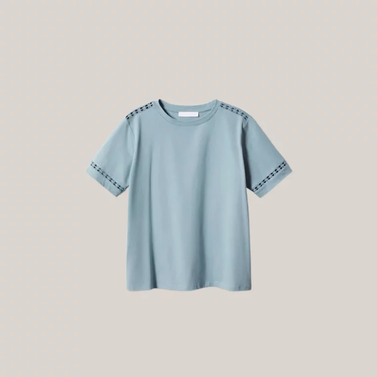 Embroidered Accent T-Shirt